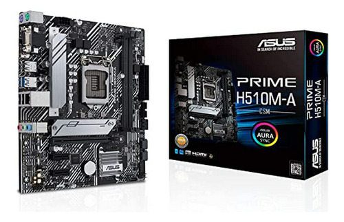 Placa Madre Asus Prime H510m-a/csm Lga1200 Micro-atx (11th/1