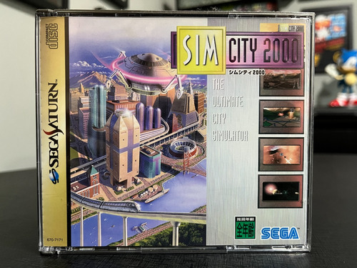 Jogo Sim City 2000 Sega Saturn Original Completo