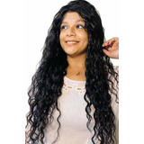 Peruca Full Lace 360 Cachos Ondulados 70cm Cabelo Humano