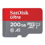 Tarjeta De Memoria Sandisk Sdsquar-200g-gn6ma  Ultra Con Adaptador Sd 200gb