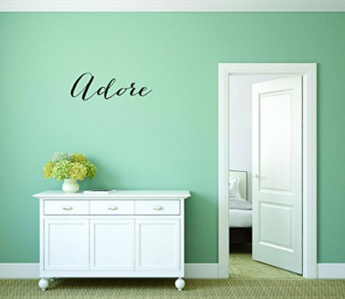 Vinilo Decorativo Adore Quote Para Pared - Niños, Adolescent