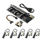 Tarjeta Elevadora Para Tarjeta De Video Usb Pci-e 1x Pack X6