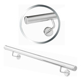 Corrimão Tubular Em Aço Inox Para Escada 1 Metro Oferta!!!