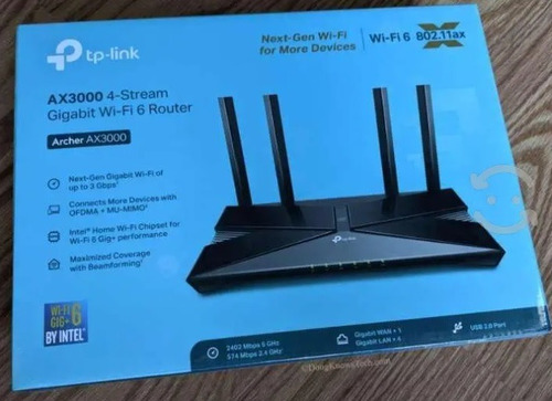 Tp-link Router Ax3000 Dual Band Gigabit Wi-fi 6