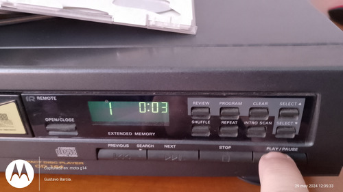  Cd Player- Reproductor De Cd Philips Cd164