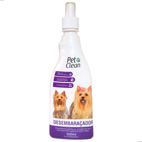 Desembaraçador De Pelos Cachorro E Gatos Pet Clean 500 Ml