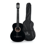 Guitarra Clasica Sevillana 8460 34 Pulgadas Negro + Funda