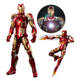 Action Figure Iron Man Mark 43  Homem De Ferro Com Led Mark