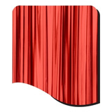 Rollo Rojo Metálico Foil Estampado Caliente 2.5cm X 100m Mx