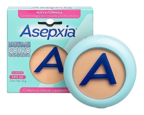 Asepxia Maquillaje Polvo Color Beige Claro Mate H. Force 10g