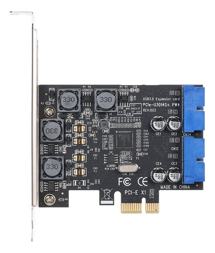 Pci - E Usb3.0 Express Tarjeta 4 Puertos Externo Dual 19 / 2