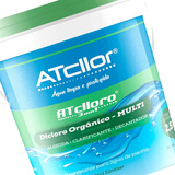 Atcllor Cloro Multiação Piscinas Limper Balde Pequeno 2,5kg