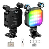 Luz De Micrófono Led Rgb Para Selfie, Regulable Cri 95 Tlci 