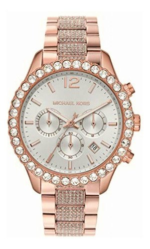 Reloj Michael Kors Mk6791 Layton Para Dama, Oro Rosado