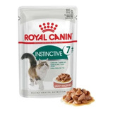 Alimento Royal Canin Instinctive Gato +7 Años Pouch 85g X3un