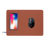 Cargador Inalambrico Qi Mouse Pad Samsung Chargepad Con Led