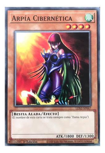 Arpía Cibernética Yugi-oh! Original Konami