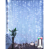 Serie Luces 300 Led Cortinas Decorativas 8 Modos De Luz 3x3m