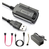 Adaptador Disco Duro Usb Sata Ide Externo Cable Cd 2.5/3.5