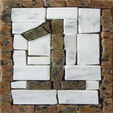 Número Em Mosaico I - 10x15cm 10x15cm