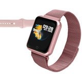 Relógio Smartwatch P70 Pro C/ 2 Pulseiras - Rose - Da Fit