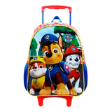 Mochila Patrulha Canina Bolsa Escolar Mala Carrinho Infantil