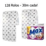 Fardo Papel Higiênico Folha Dupla 128 Rolos 30m - Atacado