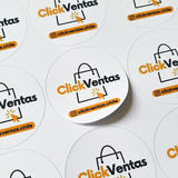 100 Stickers Autoadhesivos Personalizados 2x2cm