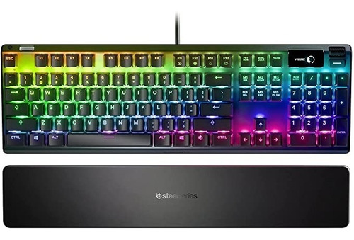 Teclado Gamer Steelseries Apex Pro Us Rgb Omnipoint Preto