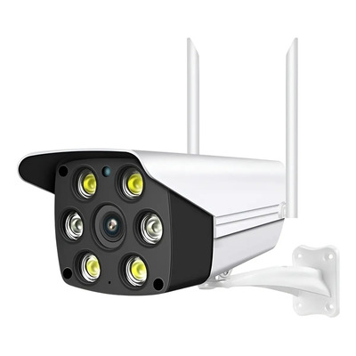 Cámara Seguridad Exterior Wifi Hd 1080p 2mp Ip66 V.nocturna Color Blanco | Meses sin interés