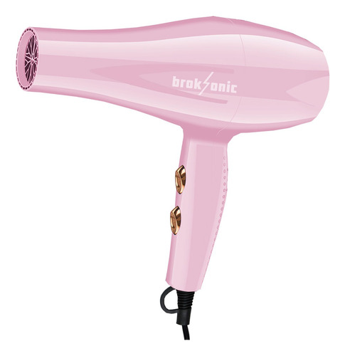 Secador De Pelo Broksonic Minoser Rosa 220v