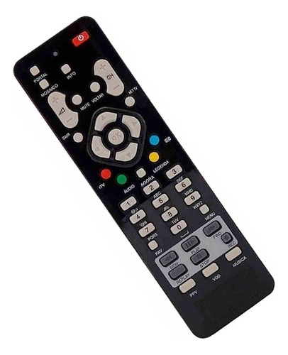 Controle Remoto Compativel Para Receptor De Tv Digital Novo