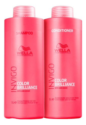 Kit Wella Pro Inv Brilliance Sh 1l + Cd 1l