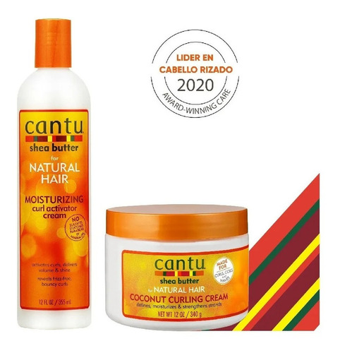 1 Crema Activador Rizos Cantú + 1 Coconut Curling Cream Cant