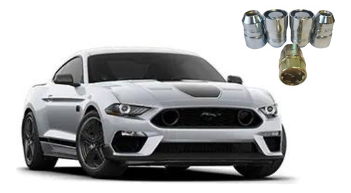 Birlos Tuercas De Seguridad  Premium Ford Mustang Mach