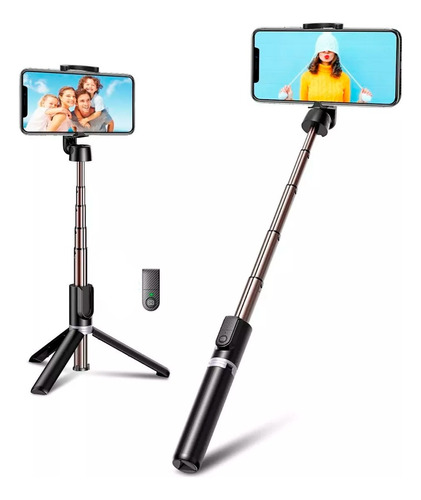 Monopod Bastón Mini Selfie Trípode Celular Bluetooth 550067