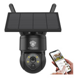 Cámara Seguridad Solar 4g 3mp Chip Ubox Ptz Hd 1080p Alarma