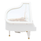 Mini Piano Clásico Retro Giratorio Triangular Para Música