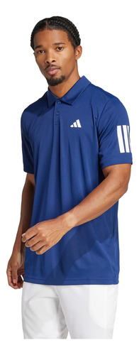 Payera Polo adidas Tenis 3-stripes Hombre Azul Jn9006