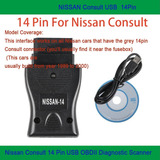 Detector De Defectos Nissan Consult Usb Nissan De 14 Pines