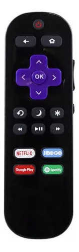 Control Pantalla Compatible Onn Rok U Tv  Netflix Spotify 