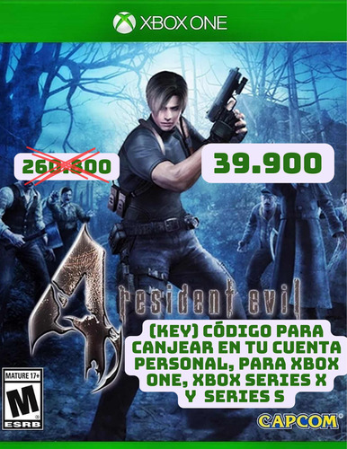 Resident Evil 4 Xbox One, Series X Y Series S Código