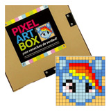 Juego Didáctico Kit Mosaico Pony Rainbow Pixel Art Box
