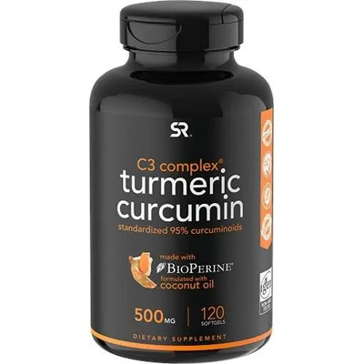 Suplemento Sports Research C3 Complex Cúrcuma De 500mg X 120 Un | Envío gratis