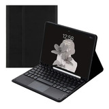 Capa Teclado iPad Air 9.7 Touchpad Couro Bluetooth Sem Fio