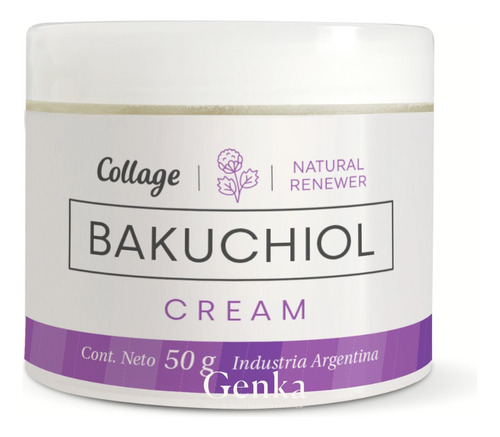 Crema Facial Bakuchiol Vitamina C Cent Asiatica Collage 50cc