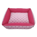 Caminha Pet Cama Gato Cachorro Lavável Tokio Coroa Rosa  M