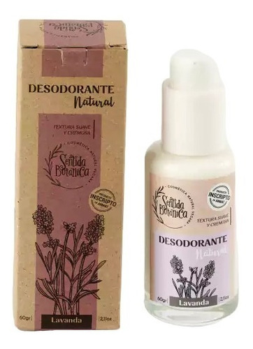 Desodorante Natural Sentida Botánica Crema Dosificador 