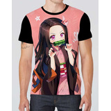 Camiseta Camisa Demon Slayer Nezuko Anime Desenho Kids 13