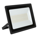 Reflector Led 100w Luz Fria Bajo Consumo 6000k Apto Exterior Carcasa Negro